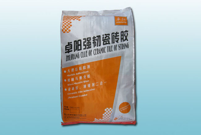 Ceramic tile adhesive/sealant combo